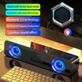 thumbnail image 4 of FYHALE Computer Speakers, PC Speakers with Loud Stereo Sound, Headphone-in for Desktop, Laptop, Monitor, 4 of 6