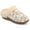 Beige, variant on Women's Adiah Soft Cable Knit Round Toe Clog Slippers