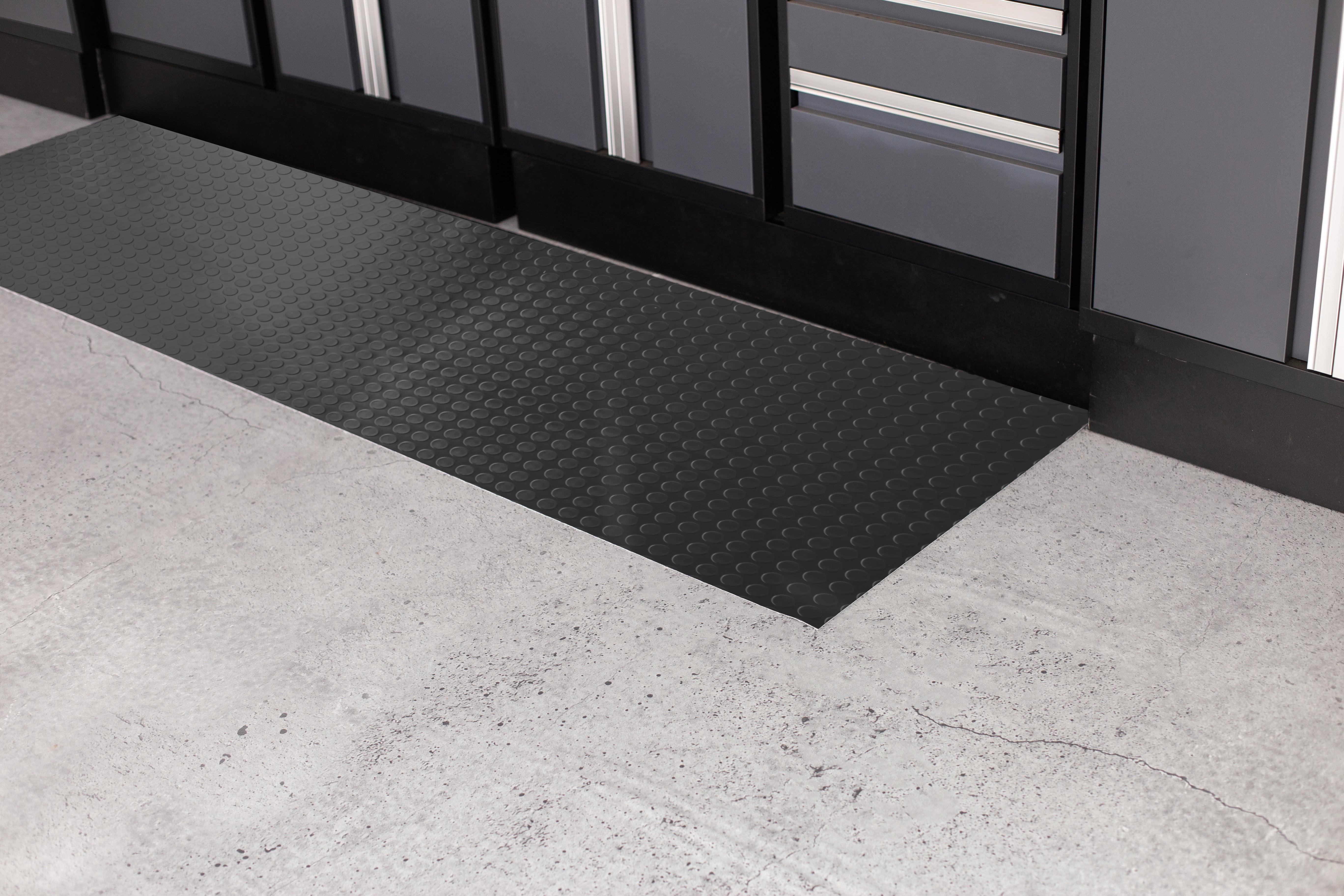 G-Floor 27 in. Wide Coin Pattern Vinyl Performance Garage Runner