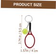thumbnail image 3 of WHAMVOX 3Ud Llavero Multiusos De Tenis Con Anillo Para Colgar En Y Llaves Creativo, 3 of 7