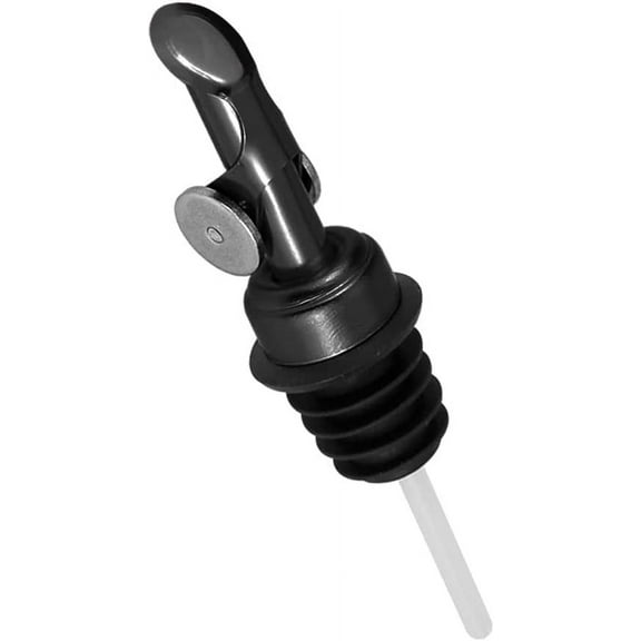 Olive oil spout, olive oil dispenser spout, pour spouts，stainless steel automatic opening and closing spout, leak-proof, for olive oil, vinegar, wine and other liquid bottles (black)…