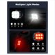 thumbnail image 4 of Luces de Bicicleta para Ciclismo Nocturno, Luces Delanteras y Traseras Recargables por USB, Juego de Luces Delanteras y Traseras Impermeables para Bicicleta., 4 of 5