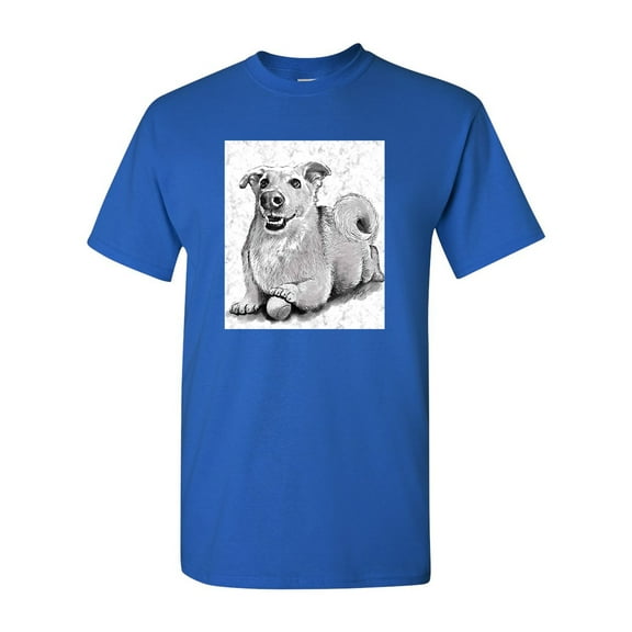 Cute Puppy Dog Lover Animal Tanya Ramsey Artworks Art DT Adult T-Shirt Tee