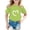 Light Green, variant on HGIEYS Girls Short Sleeve Tee Shirts Kids Summer Crewneck Tops 5-14 Years | Soft lightweight kids 11-12 Years