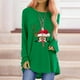 thumbnail image 1 of Pntutb Mujer Casual Cuello Redondo Navidad Manga Larga Estampado Camiseta Top Blusa Pntutb Pntutb-6690, 1 of 7