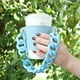 thumbnail image 3 of Coffee Cup Sleeve With Strap Milk Tea Cup Sleeve Leather Cup Holder Hand Crank Cup Holder Black, 3 of 4