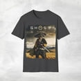 thumbnail image 3 of Ghost of Yotei Samurai T-Shirt, Game Lover Tee, Fashion Cotton Tops, 3 of 6