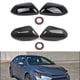 thumbnail image 2 of L Dazzling black Cubierta de espejo de estilo de coche para cubiertas de espejo lateral Le, L, Le, Xle 2020-2023, 2 of 5