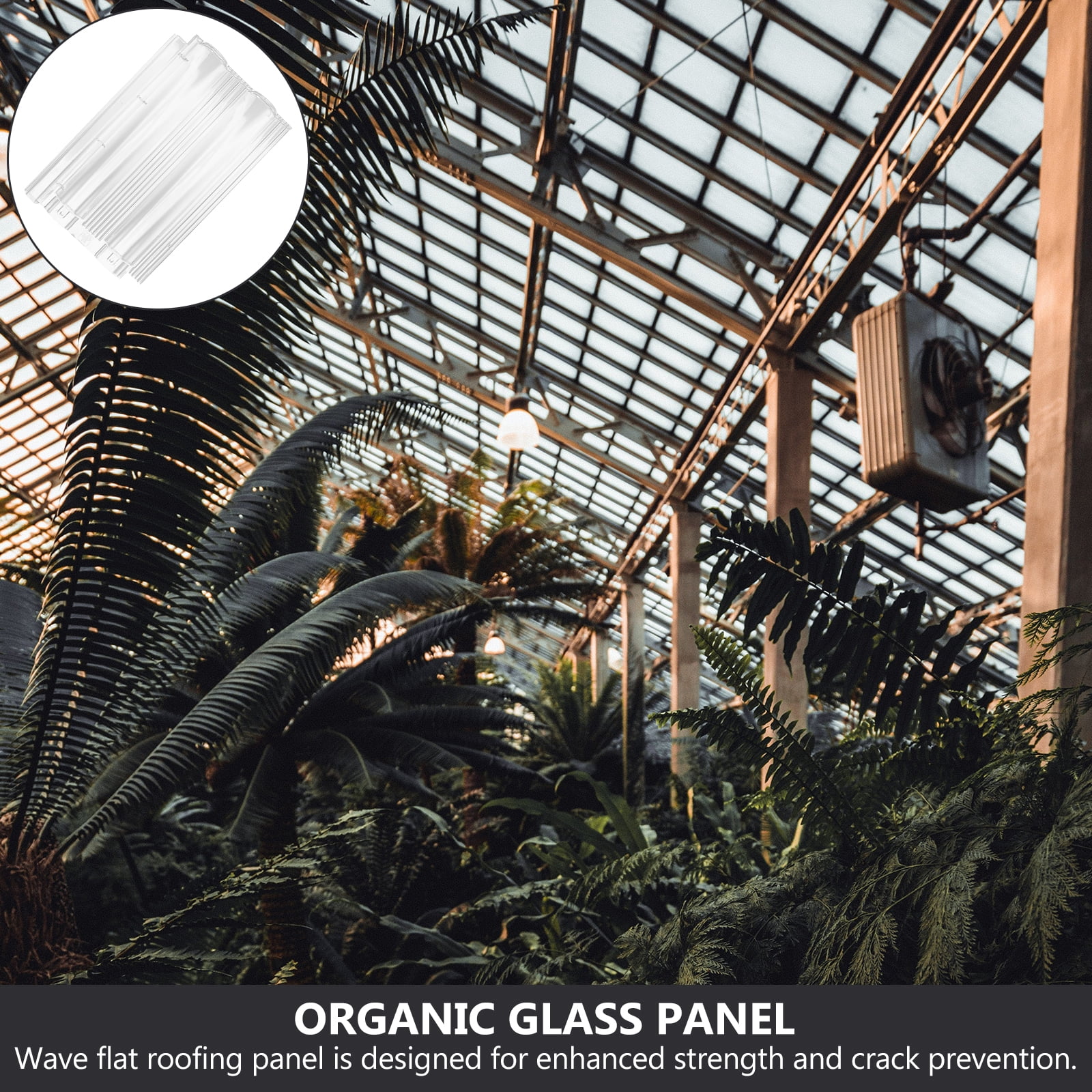 FENGGUIQU High Transparency Glass Panels for Sun Room and Greenhouse Roofing