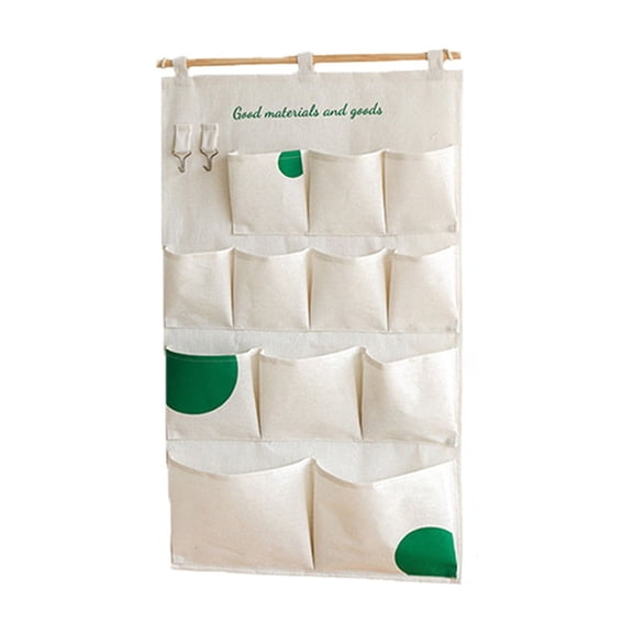 KojanyuWall Hanging Organizer Multi-Pocket, Foldable Pocket Organizer for Bathroom Bedroom Dorm Kitchen Door
