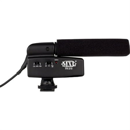 MXL Field Recording FR-310 Plug-in Electret Condenser, Condenser Microphone, Black