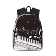 thumbnail image 1 of Easygdp Piano Keys With Musical Notes Mochila Casual para Portátil, Mochila para Escuela, Viajes, Negocios, 1 of 6