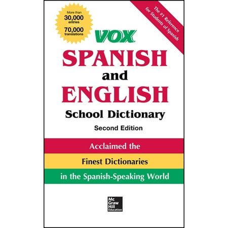 Vox Spanish and English School Dictionary