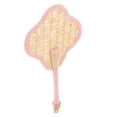 thumbnail image 1 of BRIGHTFUFU Mini Woven Hand Fan in Multi Color  Lightweight Portable Wheat Straw Fan for Home Use and Kids Activities, 1 of 7