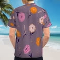 thumbnail image 6 of High Quality Hawaiian Shirts for Men Short Sleeve Aloha Beach Shirt Floral Summer Casual Button Down Shirts Blouses LC9PRC, 6 of 7