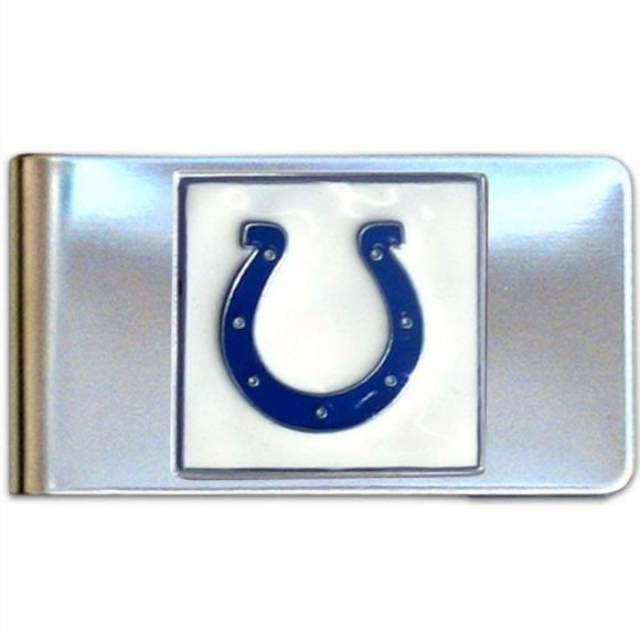 NFL Siskiyou Sports Mens Indianapolis Colts Steel Money Clip One Size Team Color