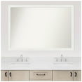 thumbnail image 4 of Amanti Art Custom Wall and Bathroom Mirror (34.5 x 49.5 in.), Vanity White Narrow Frame, 4 of 7