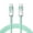 1m-Green, variant on Ice Crystal USB C Charging Cable 60W Fast Charging Power Supply Cord Support 480Mbps Data Transmission for Phones