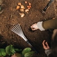 thumbnail image 6 of Hand Rake - Heavy Duty Gardening Hand Tool with Hang Hole - Lawn and Yard Tools - Black/Silver, 6 of 6