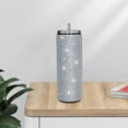 thumbnail image 6 of YWMJZEU Portable Diamond Bling Cup Tumblers 20oz Refillable Beverage Container Stainless silver, 6 of 8