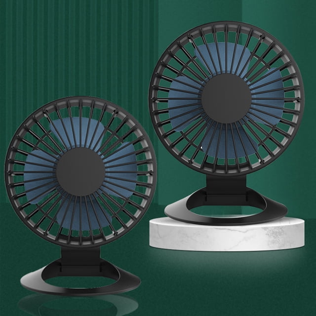 Fiudx Ventilador de Escritorio Usb, Portátil y Silencioso, Dirección Del Viento Ajustable, Alimentación Usb de Bajo Consumo, Diseño Compacto y Ligero, Ideal para El Hogar, La Oficina, El Coche y Viaj