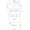 thumbnail image 3 of Pemberly Row 33" Granite Composite Workstation Double Bowl Undermount Sink, 3 of 9