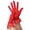 Red, variant on Women's Lace Floral Opera Tea Party Gloves 80s Wrist Length Bridal Wedding Prom Gloves Costume Accessories