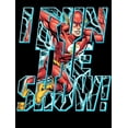 thumbnail image 6 of The Flash I Run the Show! Toddler Boy's Black Graphic Tee-2T, 6 of 7