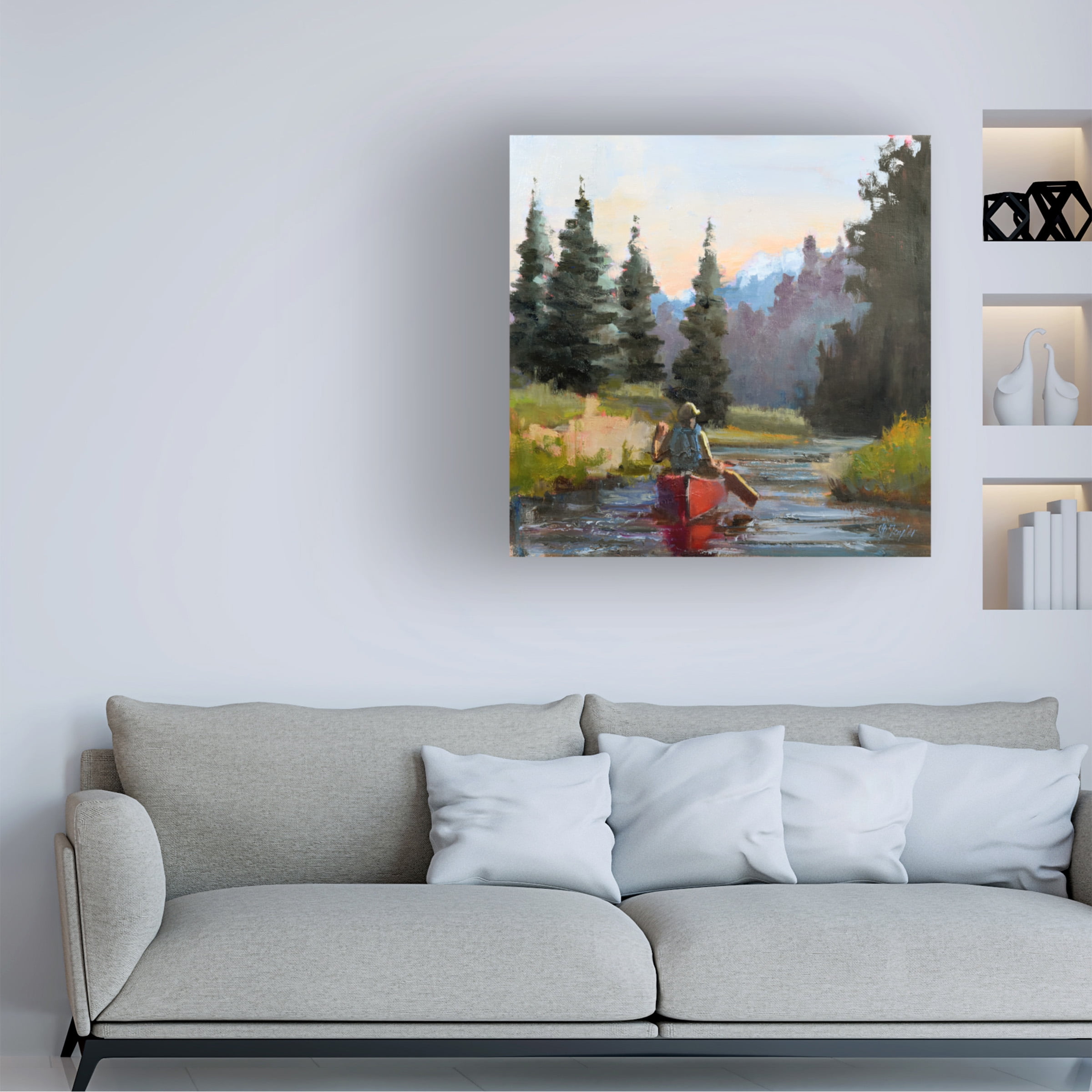 Jennifer Stottle Taylor 'Peaceful Morning' Canvas Art