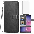 thumbnail image 1 of Mobile Phone Cover for Samsung S10e, Cover Premium Pu Leather Tpu Flip Cover Magnetic Closure Card Compartment Stand Function Wallet with Lanyard Protective Cover, 1 of 6