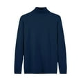 thumbnail image 3 of Duoif Chandails pour Femmes, Cardigan en Coton et Lin pour Femmes - Mode Estivale Chic pour Toutes les Occasions Chandails d'Automne pour Femmes Bleu Marine m, 3 of 9