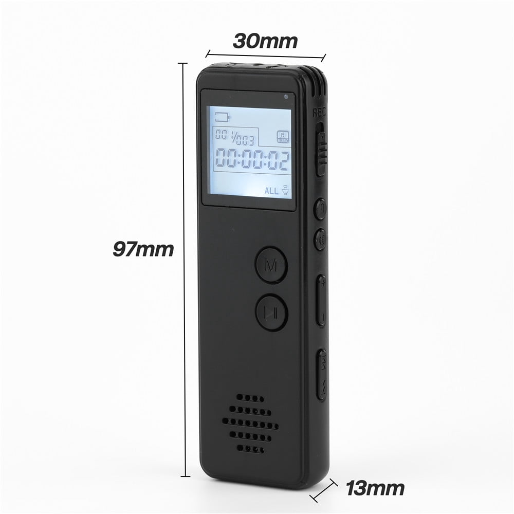 Digital Voice Recorder One Key Recording Remote Audio Mp3 Recorder Noise Reduction Voice Mp3 Record Player