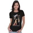 thumbnail image 3 of Girl With The Pearl Earring Skeleton Womens Slim Fit Graphic Tee Brisco Brands X, 3 of 5