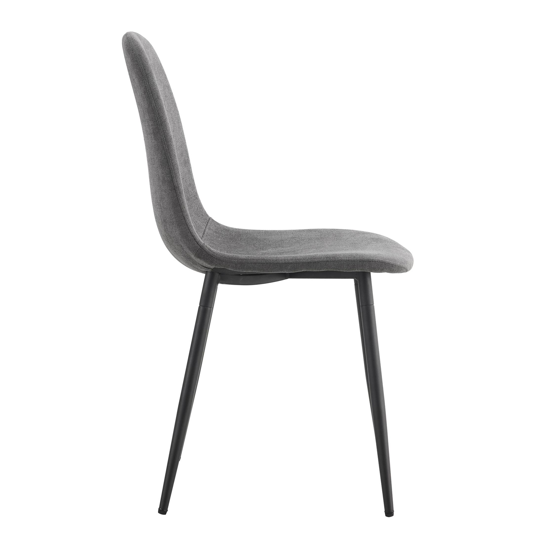 Noble House 55" Modern Dining Table and Chairs, MDF Wooden Top, Black Metal Legs, Rustic Industrial, Dark Gray