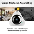 thumbnail image 2 of Camara Wifi Oculta tipo Detector de Humo Panorámica 360º Full HD 1080p App V380pro CCTV Humo Zinker Camara Tipo Detector de Humo, 2 of 8