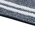 thumbnail image 2 of VCNY Home Hotel Navy/White Striped Polyester Bath Rug Set, 2-Piece, 2 of 5