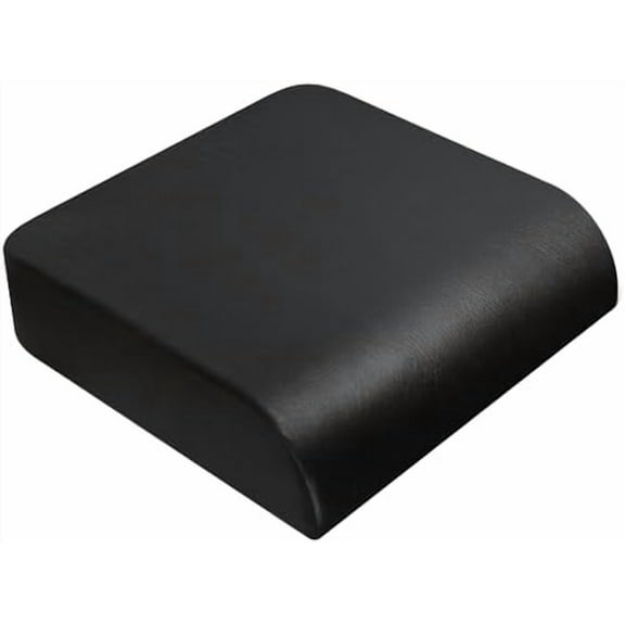 Large Seat Cushion, 4 Inch Thick Memory Foam PU Leather Cushion for Sciatica, Hip, Low Back Pain Relief, Supportive Butt Pillow for Office Chair, Wheelchair