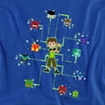 thumbnail image 3 of Ben 10 10 Blocks Kids T Shirt (3) for Youth Toddler Boys and Girls, Royal Blue, 3 of 5