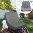 thumbnail image 2 of Clearance! Charlodey Mower Tractor Cover Padded Comfort Pad Storage Medium Mowing Machine Base Chair Cover Tractor Seat Cover Mower Seat Cushion Mower Seat Cover Home Textile Grey, 2 of 8