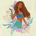 thumbnail image 2 of Men's The Little Mermaid Ariel Wave Graphic Tee Beige Small, 2 of 4