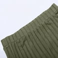 thumbnail image 7 of Riforla Women's High Waist Stretchy Rib Knit Split Slit Hem Midi Pencil Skirt Skirts for Women Army Green XXXL, 7 of 7