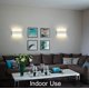 thumbnail image 4 of Aplique de pared moderno IP65, resistente al agua, 12 W, LED de aluminio, para interior, para sala de estar, dormitorio, pasillo, escalera, camino (12 W), 4 of 5