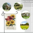thumbnail image 5 of Welcome Cowgirl Sunflower Garden Flags 12×18 Inch Double Sided Decorative Yard Banner Seasonal Flag for Outdoor Outside Decor, 5 of 6