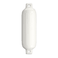 thumbnail image 1 of Polyform Boat Fender 83-408-891 G-3 White; Ribbed; Cylinder; Twin Eye Design; White; PVC; Single, 1 of 5