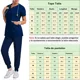 thumbnail image 2 of Médicas Ropa De Trabajo Médico Pijamas Uniforme Quirúrgico, 2 of 3