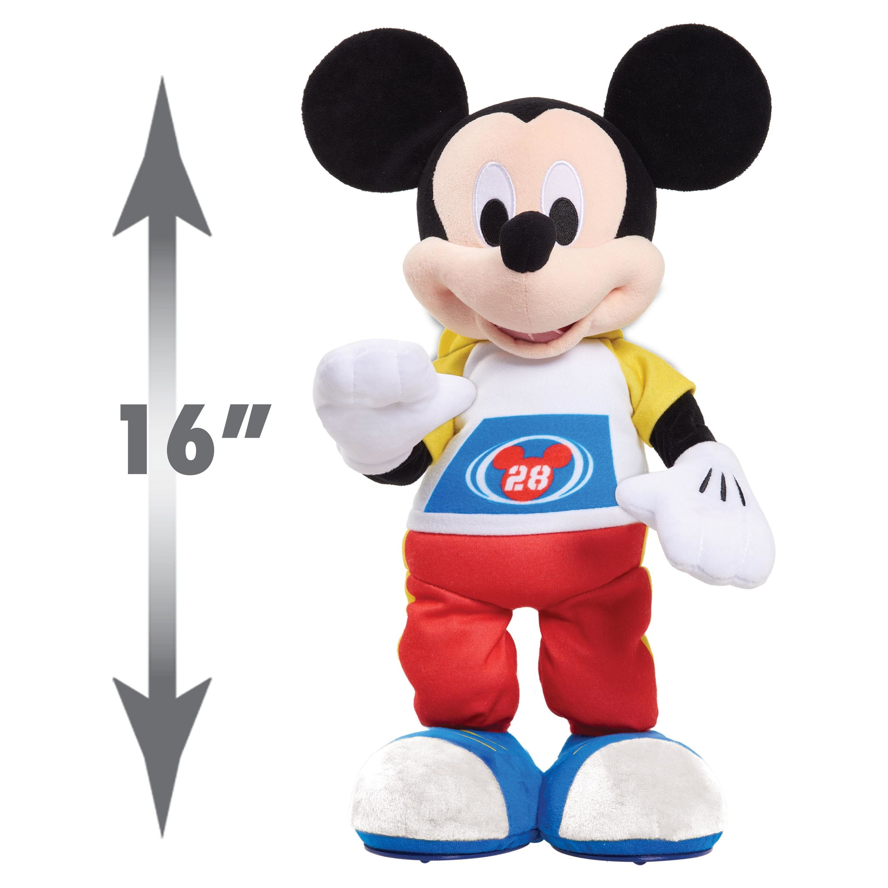 ぬいぐるみ・マスコット Disney Mickey Mouse Dancing Speaker Mickey Mouse Funhouse Plush for Preschool Classroom Activities