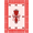 Red White Pink, Pattern 11, variant on ODIKA Pencil Coquette Ribbon Border Teacher Preschool School Classroom Refined for Playroom, Bedroom, Reading Nook, Pet Friendly & Kids Safe Play