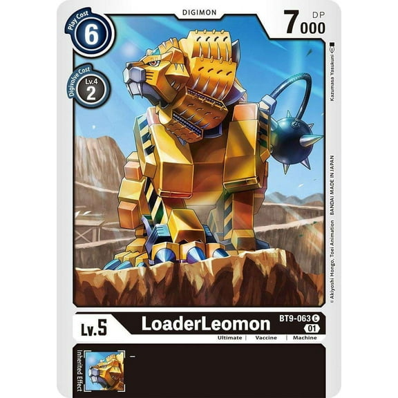 Digimon X-Record Common LoaderLeomon BT9-063