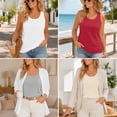 thumbnail image 4 of 3 Pack Plus Size Tank Tops for Women Summer Casual Sleeveless Scoop Neck Soft Stretchy Basic Shirts, 4 of 8