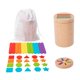 thumbnail image 1 of Clay de forma de color Toy Educational Educational Hands On Habilidad Forma Combatado de aprendizaje temprano Reconocimiento de color para 3 4 5 años Estilo a, 1 of 9